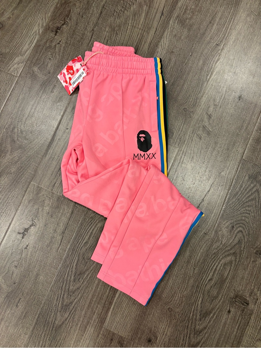 A bathing Ape  Pink MMXX Track Pants
